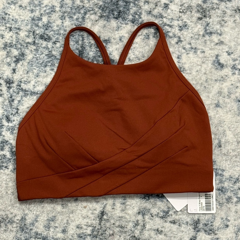 Lululemon Y Wrap Front High Neck Bra